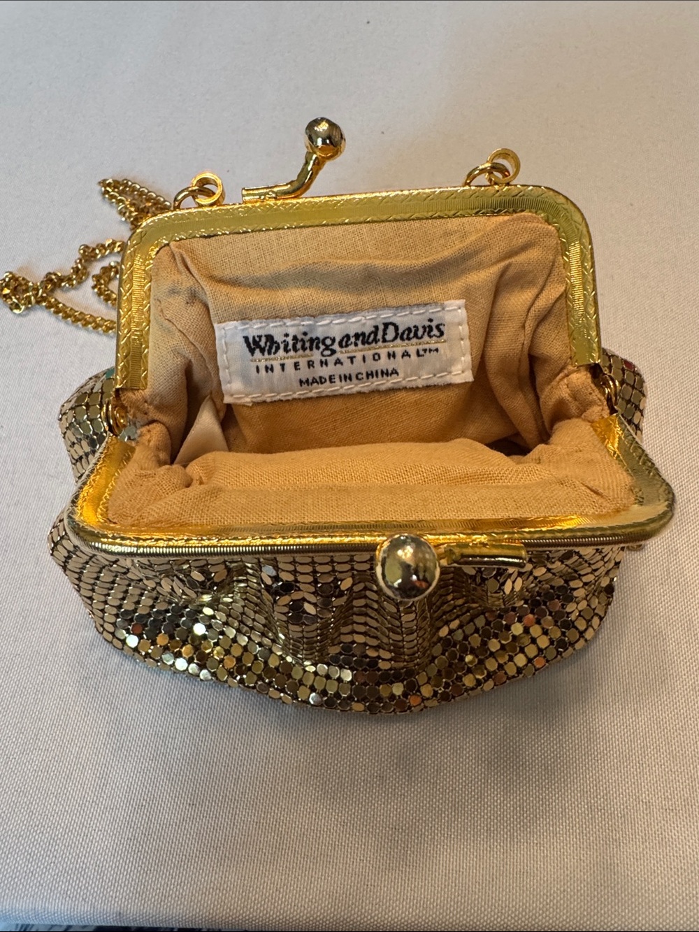 Whiting And David Gold Sequin Evening Bag